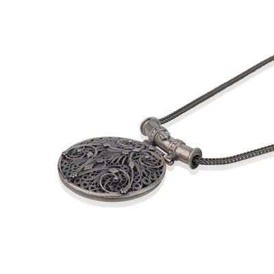 925 silver filigree pendant