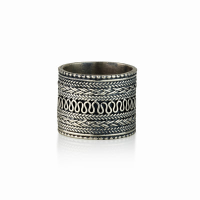 925 silver filigree ring