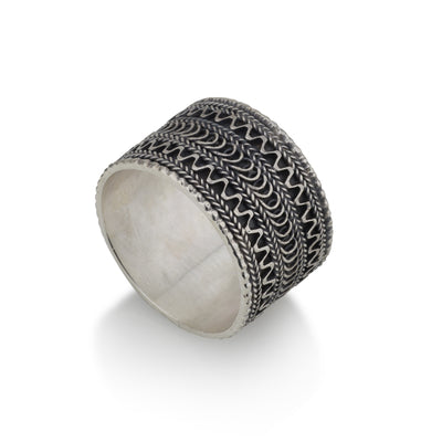 925 silver filigree ring