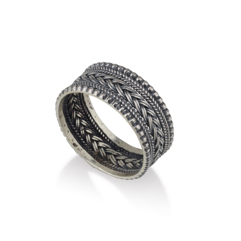 925 silver filigree ring