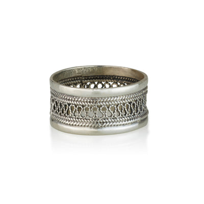 925 silver filigree ring