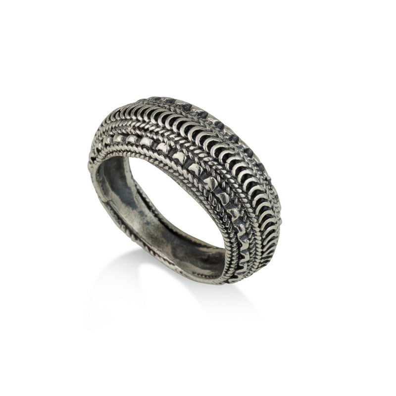 925 silver filigree ring