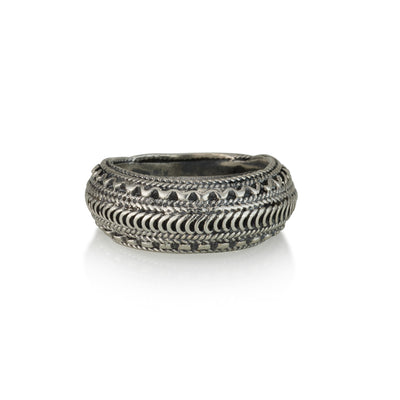 925 silver filigree ring