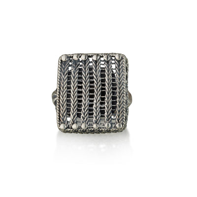 925 silver filigree ring