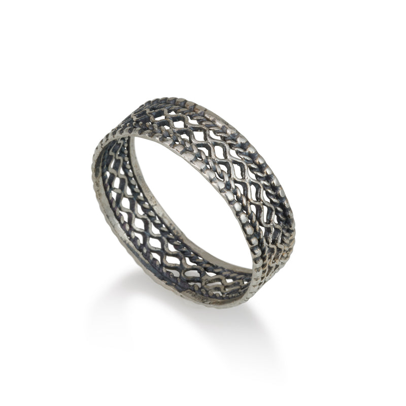 925 silver filigree ring