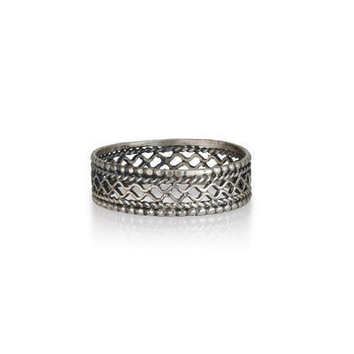 925 silver filigree ring