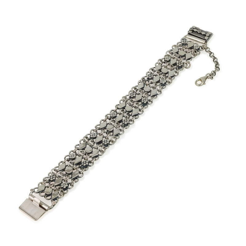 925 silver filigree bracelet